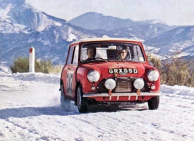 Rauno August Aaltonen - Tony Ambrose
35º Rally Monte-Carlo 1966, Mini Cooper S 1275, Los Minis Cooper de BMC, fueron descalificados por usar faros Halogenos
Palabras clave: ;Montecarlo;Mini;Cooper;1966;Tony_Ambrose