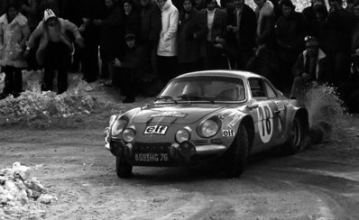 Jean-Claude Andruet - Michèle Espinos-Petit 'Biche' 
42º Rallye Automobile de Monte-Carlo 1973. Renault Alpine A110 1800 (8693 HG 76). Clasificado 1º.

Del 19 al 26 de Enero, Monte-Carlo.
Superficie: asfalto - nieve.

El Rally tenia un total de 4800 km de los que 456.50 km divididos en 18 tramos eran especiales, (2 ellas fueron canceladas SS10 Col de la Porte de 18.25 Km y SS11 La Cabanette de 18.25Km).

Tomaron la salida 278 equipos, finalizaron 51.@
Palabras clave: Jean-Claude_Andruet;Michèle_Espinosi-Petit;Renault;Alpine;A110;Montecarlo;nieve;1973