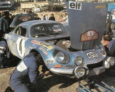 Asistencia en el 42º Rallye Automobile de Monte-Carlo 1973
En el Alpine-Renault A110 1800 (8695 HG 76) de Jean-Luc Thérier - Marcel Callewaert, clasificado 5º.

Del 19 al 26 de Enero, Monte-Carlo.
Superficie: asfalto - nieve - hielo.

El Rally tenia un total de 4800 km de los que 456.50 km divididos en 18 tramos eran especiales, (2 ellas fueron canceladas SS10 Col de la Porte de 18.25 Km y SS11 La Cabanette de 18.25Km).

Tomaron la salida 278 equipos, finalizaron 51.

Para mas informacion [url=http://wp.me/p74eqQ-f] Click en la foto o aquí si esta azul[/url]
@
Palabras clave: Jean-Luc_Therier;Marcel_Callewaert;Renault;Alpine;Montecarlo;Asistencias;A110;1973