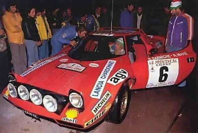 Bernard Darniche - Alain Mahé
19º Tour de Corse 1975. Lancia Stratos HF (EE 72930). Clasificado 1º.

Del 8 al 9 de Noviembre, Ajaccio, Córcega, Francia.
Superficie: asfalto.

En esta edición habían 2 tramos de mas de 100 Km, SS1 Panelca - Ponte Leccia de 158 Km y SS8 Zonza - Abaccia de 120 Km.

El Rally tenia un total de 1340 km de los que 479.40 km divididos en 10 tramos eran especiales (3 de ellos fueron cancelados SS3 Luri - Canari de 23.70 Km, SS4 San Pietro - Pietra Moneta de 34.00 Km, SS5 RF9 - N195 de 29.80 Km).

Tomaron la salida 77 equipos, finalizaron 22.@
Palabras clave: ;Lancia;Stratos;Còrcega;1975