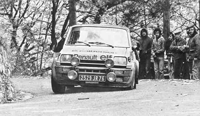 Jean Ragnotti - Jean-Marc Andrié
19º Rally Sanremo 1977. Renault 5 Alpine (2529 JR 76). Clasificado 7º.

Del 4 al 8 de Octubre, Sanremo, Liguria, Imperia, Italia.
Superficie: asfalto.

El Rally tenia un total de 1608 km de los que 867.35 km divididos en 33 tramos eran especiales, (3 de ellas fueron canceladas SS18 Melogno 2 de 15.30 Km, SS19 Giovetti 2 de 11.50 Km y SS20 Quazzo 2 de 11.90 Km).

Tomaron la salida 133 equipos, finalizaron 38.@
Palabras clave: ;Renault;Alpine;Sanremo;1977