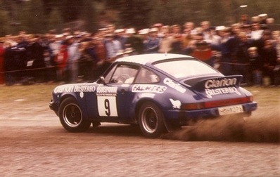 Per Eklund - Ragnar Spjuth
32º Rally of the 1000 Lakes 1982. Porsche 911 Carrera RS. Abandonó por la suspensión del coche en SS3 Urria de 7.90 Km.

Del 27 al 29 de Agosto, Jyväskylä, Finlandia.
Superficie: tierra.

El Rally tenia un total de 1432.00 km de los que 479.82 km divididos en 47 tramos eran especiales, (una de ellas fue cancelada SS39 Kalasaari de8.85 km).

Tomaron la salida 154 equipos, finalizaron 68.@
Palabras clave: ;Porsche;Finlandia;1982