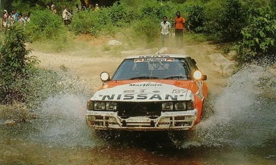 Chandrashekhar Mehta - Rob Combes
31º Marlboro Safari Rally 1983. Nissan 240RS. Abandonó por motor en el CH24.

Del 30 de Marzo al 4 de Abril, Nairobi, Kenya, África.
Superficie: tierra.

El Rally tenia un total de 5035 km en los que 1620.95 km se encontraban 26 controles horarios.

Tomaron la salida 78 equipos, finalizaron 22.@
Palabras clave: ;Grupo_B;Nissan;Safari;1983
