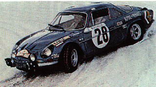 Ove Andersson - David Stone
40º Rallye Automobile de Monte-Carlo 1971. Renault-Alpine A110 1600 (8380 GU 76). Clasificado 1º.
Del 22 al 29 de Enero, Monte-Carlo.
Superficie: asfalto - nieve con 455,90 km cronometrados.
Para el tramo final, Col des Banquettes - Col de la Madonne de Gorbio de 28.00 km calificaron 60 equipos, a partir de la posición 23 los equipos fueron clasificados oficialmente hasta el 30.
Se inscribieron 282 equipos, tomaron la salida 224, finalizaron 30.@
Palabras clave: Ove_Andersson;Renault;Alpine;A110;Montecarlo;1971;nieve