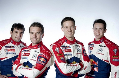 Sébastien - Daniel Elena y Sébastien Ogier - Julien Ingrassia
Pilotos y copilotos del Equipo Citröen 2011
Palabras clave: Sébastien_Loeb;Personajes;Sébastien_Ogier;Julien_Ingrassia