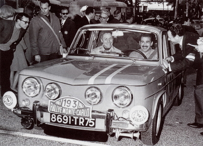 Jean-Claude Andruet - Jean Rabate
36º Rallye Automobile de Monte-Carlo 1967. Renault 8 Gordini (8691 TR 75). Clasificado 44º.

Del 14 al 20 de Enero, Monaco.
Superficie: asfalto - nieve.

Se inscribieron 221 equipos, tomaron la salida 195, finalizaron 92.@
Palabras clave: ;Jean_Rabate;Renault;Gordini;Montecarlo;1967;parque_cerrado