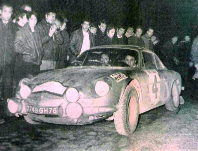 Jean-Pierre Nicolas - Claude Roure
38º Rallye Automobile de Monte-Carlo (Rally del Mediterráneo) 1969. Renault-Alpine A110 1440 (7749 GH 76) Clasificado 2º.

En este Monte-Carlo se celebró otra competición paralela llamada "Rally del Mediterráneo",
Jea-Pierre fué en la que se inscribio y quedò 2º.

La clasificación del Rallye Monte-Carlo fué:
1º Bjorn Waldegard - Lars Helmer con Porsche 911 S (S-L 2263).
2º Gérard Larousse - Perramond con Porsche 911 S (S-L 2264).
3º Jean Vinatier - Jean-François Jacob con Alpine-Renault A110 1300 (7753 GH 76).

Del 17 al 24 de Enero, Monte-Carlo.
Superficie: asfalto - nieve.

El Rally tenia un total de 225.00 km cronometrados.

Se inscribieron 211 equipos, tomaron la salida 183, finalizaron 44.@
Palabras clave: ;Renault;Alpine;A110;Montecarlo;1969