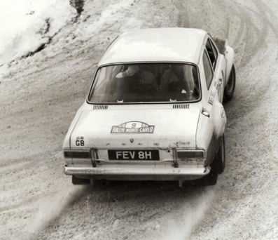 Roger Albert Clark - Jim Porter
39º Rallye Automobile de Monte-Carlo 1970. Ford Escort Twin Cam (FEV 8H). Clasificado 5º.

Del 16 al 24 de Enero, Monte Carlo.
Superficie: asfalto - nieve

El Rally constaba de un total de 405.50 km cronometrados.

Se inscribieron 232 equipos, tomaron la salida 184, finalizaron 77.@
Palabras clave: ;Ford;Escort;MKI;Montecarlo;1970;nieve