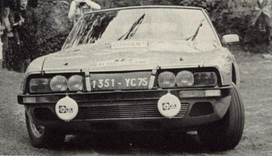 Björn Waldegard - Hans Thorszelius
6º Rali Internacional TAP 1972. Citroën SM 