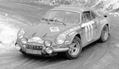 Ove Andersson - John Davenport
41º Rallye Automobile de Monte-Carlo 1972. Alpine-Renault A110 1800 (934 HB 76). Clasificado 28º.

Del 21 al 28 de Enero, Monte-Carlo.
Superficie: asfalto - nieve.

El Rally constaba de 2 etapas y 437.50 km cronometrados divididos en 16 tramos especiales.

Se inscribieron 299 equipos, tomaron la salida 264, finalizaron 40.@
Palabras clave: Ove_Andersson;John_Davenport;Renault;Alpine;A110;Montecarlo;1972