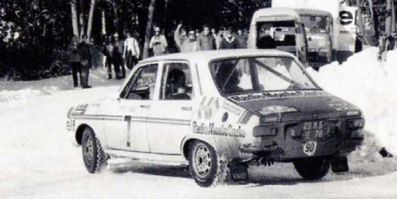 Jean Ragnotti - Jacques Jaubert
42º Rallye Automobile de Monte-Carlo 1973. Renault 12 Gordini (2985 HE 76). Clasificado 15º.

Del 19 al 26 de Enero, Monte-Carlo.
Superficie: asfalto - nieve.

El Rally tenia un total de 4800 km de los que 456.50 km divididos en 18 tramos eran especiales, (2 ellas fueron canceladas SS10 Col de la Porte de 18.25 Km y SS11 La Cabanette de 18.25Km).

Tomaron la salida 278 equipos, finalizaron 51.@
Palabras clave: ;Renault;Gordini;Montecarlo;nieve;1973