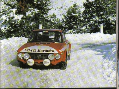 Simo Lampinen - Piero Sodano
42º Rallye Automobile de Monte-Carlo 1973. Lancia Fulvia 1.6 Coupé HF (TO H23322). Abandonó por la cardán en SS4 Burzet de 50.00 km.

Del 19 al 26 de Enero, Monte-Carlo.
Superficie: asfalto - nieve - hielo.

El Rally tenia un total de 4800 km de los que 456.50 km divididos en 18 tramos eran especiales, (2 ellas fueron canceladas SS10 Col de la Porte de 18.25 Km y SS11 La Cabanette de 18.25Km).

Tomaron la salida 278 equipos, finalizaron 51.

© Morelli-Bertier
@@
Palabras clave: Simo_Lampinen;Piero_Sodano;Lancia;Fulvia;Coupe;Montecarlo;1973;nieve