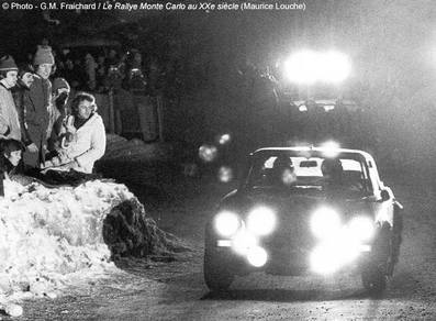 Bernard Darniche - Alain Mahé
43º Rallye Automobile de Monte-Carlo 1975. Fiat 124 Abarth Rallye (TO K81051). Abandonó por motor en SS4 Molini di Triora - Pigna de 20.50 km.
Fiat Rally

Del 15 al 23 de Enero, Monte Carlo.
Superficie: asfalto - nieve.

El Rally tenia un total de 2,345.00 Km de los que 472.00 Km divididos en 22 tramos eran especiales.

Se inscribieron 114 equipos, tomaron la salida 96, finalizaron 43.@
Palabras clave: Fiat;Abarth;Montecarlo;1975