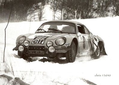 Jean-Pierre Nicolas - Vincent Laverne
43º Rally Automobile de Monte-Carlo 1975. Alpine-Renault A110 1800. Abandonó por accidente en SS12 Col de Pontis de 8.00 km.

Del 15 al 23 de Enero, Monte Carlo.
Superficie: asfalto - nieve.

El Rally tenia un total de 2,345.00 Km de los que 472.00 Km divididos en 22 tramos eran especiales.

Se inscribieron 114 equipos, tomaron la salida 96, finalizaron 43.@
Palabras clave: ;Renault;Alpine;A110;Montecarlo;1975;nieve