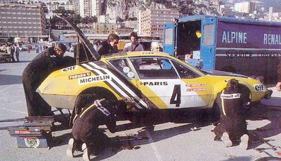 Jean-Pierre Nicolas - Vincent Laverne
44º Rallye Automobile de Monte-Carlo 1976. Alpine-Renault A310 (6722 JB 76). Abandonó por el diferencial del coche quedando clasificado 49º.

Del 17 al 24 de Enero, Monte-Carlo.
Superficie: asfalto - nieve.
El Rally tenia un total de 4500.00 km de los que 530.50 km divididos en 23 tramos eran especiales.
Se inscribieron 163 equipos, tomaron la salida 148, finalizaron 84.@
Palabras clave: ;Renault;Alpine;A310;Montecarlo;1976;Asistencias