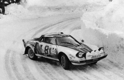 Bernard Darniche - Alain Mahé
45º Rallye Automobile de Monte-Carlo 1977. Lancia Stratos HF (TO L64137). Abandonó por accidente de tráfico fuera de tramo antes de SS7 N-D du Laus - Gap de 12 Km.

Del 22 al 28 de Enero, Monte-Carlo .
Superficie: asfalto - nieve.

El Rally tenia un total de 4800 km de los que 540.50 km divididos en 27 tramos eran especiales (una de ellas fue cancelada SS2 Col de Fontbelle de 35.00 Km).

Se inscribieron 217 equipos, tomaron la salida 198, finalizaron 118 en lista, llegaron 47 en meta.@
Palabras clave: ;Lancia;Stratos;Montecarlo;1977;nieve
