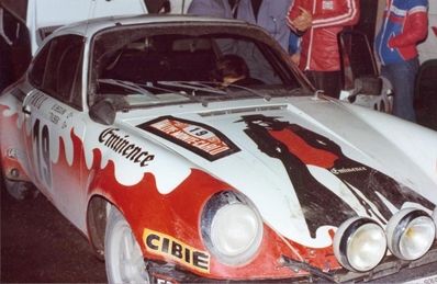 Bernard Béguin - Guy Gillot
45º Rallye Automobile de Monte-Carlo 1977. Porsche 911 Carrera (2444 DK 93). Abandonó por fuego en SS3 Roquesteron - Bouyon de 19.00 Km.

Del 22 al 28 de Enero, Monte-Carlo .
Superficie: asfalto - nieve.

El Rally tenia un total de 4800 km de los que 540.50 km divididos en 27 tramos eran especiales (una de ellas fue cancelada SS2 Col de Fontbelle de 35.00 Km).

Se inscribieron 217 equipos, tomaron la salida 198, finalizaron 118 en lista, llegaron 47 en meta.@
Palabras clave: ;Guy_Gillot;Porsche;Montecarlo;1977
