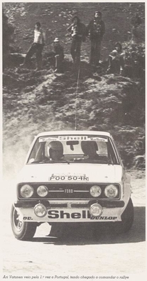 Ari Vatanen - Peter Bryant
11º Rallye de Portugal 1977. Ford Escort RS1800. Retirado por accidente.
Palabras clave: ;Peter_Bryant;Portugal;Ford;RS;Escort;1977