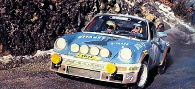 Jean-Pierre Nicolas - Vincent Laverne
46º Rallye Automobile de Monte-Carlo 1978. Porsche 911 Carrera (8737 RG 34). Clasificado 1º.

Del 21 al 27 de Enero, Monte-Carlo.
Superficie: asfalto - nieve.

El Rally tenia un total de 4600 km de los que 570 km divididos en 29 tramos eran especiales (5 de ellas fueron canceladas SS8 Col du Fanget de 10 Km, SS10 Serre Chevalier de 10 Km, SS11 Col du Lautaret de 15 Km, SS14 Saint Pierreville de 16 Km y SS15 Burzet de 44 Km).

Se inscribieron 231 equipos, tomaron la salida 216, finalizaron 129.@
Palabras clave: ;Porsche;Montecarlo;1978
