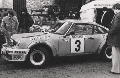 Jean-Pierre Nicolas - Vincent Laverne
46º Rallye Automobile de Monte-Carlo 1978. Porsche 911 Carrera (8737 RG 34). Clasificado 1º.

Del 21 al 27 de Enero, Monte-Carlo.
Superficie: asfalto - nieve.

El Rally tenia un total de 4600 km de los que 570 km divididos en 29 tramos eran especiales (5 de ellas fueron canceladas SS8 Col du Fanget de 10 Km, SS10 Serre Chevalier de 10 Km, SS11 Col du Lautaret de 15 Km, SS14 Saint Pierreville de 16 Km y SS15 Burzet de 44 Km).

Se inscribieron 231 equipos, tomaron la salida 216, finalizaron 129.@
Palabras clave: ;Porsche;Montecarlo;1978