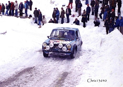 Bruno Saby - Michel Guegan
46º Rallye Automobile de Monte-Carlo 1978. Autobianchi A112 Abarth (8106 DY 93). Abandonó por motor quedando 92º posición final.

Del 21 al 27 de Enero, Monte-Carlo.
Superficie: asfalto - nieve.

El Rally tenia un total de 4600 km de los que 570 km divididos en 29 tramos eran especiales (5 de ellas fueron canceladas SS8 Col du Fanget de 10 Km, SS10 Serre Chevalier de 10 Km, SS11 Col du Lautaret de 15 Km, SS14 Saint Pierreville de 16 Km y SS15 Burzet de 44 Km).

Se inscribieron 231 equipos, tomaron la salida 216, finalizaron 129.@
Palabras clave: ;Autobianchi;A112;nieve;Montecarlo;1978