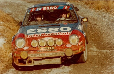 Jean-Pierre Nicolas - Jean Todt
47º Rallye Automobile de Monte-Carlo 1979. Porsche 911 Carrera RS 3.0 (5336 RM 34). Clasificado 6º.

Del 20 al 26 de Enero, Monte-Carlo.
Superficie: asfalto - nieve - hielo.

El Rally tenia un total de 2554.00 km de los que 619.00 km divididos en 30 tramos eran especiales (1 de ellos fue cancelado SS13 St Barthelemy de 19 Km).

Se inscribieron 255 equipos, tomaron la salida 233, finalizaron 84.@
Palabras clave: ;Jean_Todt;Porsche;Montecarlo;1979