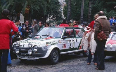 Attilio Bettega - Maurizio Perissinot
47º Rallye Automobile de Monte-Carlo 1979. Fiat Ritmo 75 Abarth (TO S97074). Abandonó por motor en SS7 Pont des Miolans de 22.00 Km.

Del 20 al 26 de Enero, Monte-Carlo.
Superficie: asfalto - nieve - hielo.

El Rally tenia un total de 2554.00 km de los que 619.00 km divididos en 30 tramos eran especiales (1 de ellos fue cancelado SS13 St Barthelemy de 19 Km).

Se inscribieron 255 equipos, tomaron la salida 233, finalizaron 84.@
Palabras clave: ;Fiat;Ritmo;Abarth;Montecarlo;1979