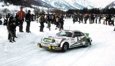 Bernard Béguin - Jean-Jacques Lenne
48º Rallye Automobile de Monte-Carlo 1980. Porsche 911 SC (3587 UV 38). Abandonó por accidente en SS19 St Geniez - Le Planas de 35.00 km.

Del 19 al 25 de Enero, Monte-Carlo.
Superficie: asfalto - nieve.

El Rally tenia un total de 3063.30 km de los que 695.30 km divididos en 33 tramos eran especiales, (4 de ellas fueron canceladas SS17 Pont du Fosse - Romette de 21 Km, SS20 Col du Corobin de 15 Km, SS32 Pont des Miolans - St Auban 2 de 24 Km y SS33 Roquesteron - Boyon 3 de 18 Km).

Se inscribieron 255 equipos, tomaron la salida 237, finalizaron 88.@
Palabras clave: ;Porsche;SC;Montecarlo;nieve;1980