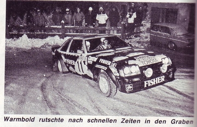 Achim Warmbold - Piero Sodano
48º Rallye Automobile de Monte-Carlo 1980. Toyota Celica 2000 GT -RA45- (K-AC 6519). Abandonó por accidente en SS3 Savines de 17.20 Km.

Del 19 al 25 de Enero, Monte-Carlo.
Superficie: asfalto - nieve.

El Rally tenia un total de 3063.30 km de los que 695.30 km divididos en 33 tramos eran especiales, (4 de ellas fueron canceladas SS17 Pont du Fosse - Romette de 21 Km, SS20 Col du Corobin de 15 Km, SS32 Pont des Miolans - St Auban 2 de 24 Km y SS33 Roquesteron - Boyon 3 de 18 Km).

Se inscribieron 255 equipos, tomaron la salida 237, finalizaron 88.@
Palabras clave: ;Piero_Sodano;Toyota;Celica;2000;GT;Montecarlo;1980