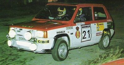 Carlos Sainz Cenamor - Juanjo Lacalle
Rally Valeo 1981(Madrid).

Seat Panda 45 Gr.2
Palabras clave: ;Juanjo_Lacalle;seat;panda;Madrid;1981