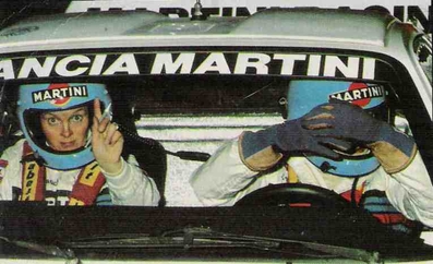 Jean Claude Andruet -Michèle Espinos-Petit (Biche)
51º Rallye Automobile de Monte-Carlo 1983. Lancia Rally 037 (TO Y63868). Clasificado 8º.
Martini Racing

Del 22 al 28 de Enero, Monte-Carlo.
Superficie: asfalto - nieve.

RMC clasificó a todos los equipos que terminaron el "Parcours Commun" (después de SS21).
De los 150 equipos, solo los 100 mejores pudieron competir en el último tramo "Parcours Final".
Los equipos que no completaron todas las etapas recibieron tiempos de penalización, incluso para aquellos que no terminaron el último tramo.
86 equipos completaron todo el rally, dos fueron descalificados.

El Rally tenia un total de 4197 km de los que 709 km divididos en 31 tramos eran especiales, (2 de ellas fue canceladas SS6 Pont des Miolans de 22 Km y SS15 St Jeans en Royans de 38 Km).

Se inscribieron 263 equipos, tomaron la salida 250, finalizaron 149.
@
Palabras clave: Lancia;Montecarlo;1983;Personajes;Grupo_B