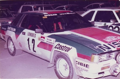 Parque Cerrado del 51º Rallye Automobile de Monte-Carlo 1983
Nissan 240RS (UIA 4276) de Timo Salonen - Seppo Harjanne, clasificado 14º.

Del 22 al 28 de Enero, Monte-Carlo.
Superficie: asfalto - nieve.

RMC clasificó a todos los equipos que terminaron el 