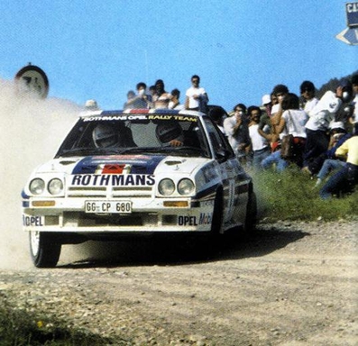 Ari Vatanen - Terry Harryman
25º Rally de San Remo 1983. Opel Manta 400 (GG-CP 680). Abandonó por accidente en SS51 Ronde de 46.55 km.

Del 2 al 7 de Octubre, Sanremo, Liguria, Imperia, Italia.
Superficie: Asfalto - tierra

El Rally tenia un total de 2695.00 km de los que 775.89 km divididos en 58 tramos, eran especiales.

Se inscribieron 97 equipos, tomaron la salida 97, finalizaron 36.@
Palabras clave: ;Terry_Harryman;Sanremo;Opel;Manta;grupo_B;1983