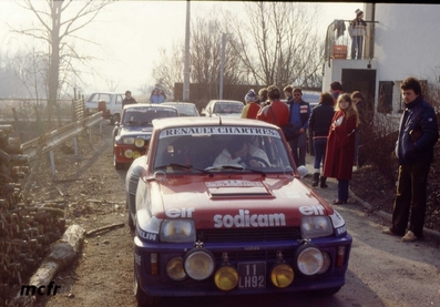 Jean-Luc Thérier - Michel Vial
51º Rallye Automobile de Monte-Carlo 1983. Renault 5 Turbo Tour de Corse (11 LH 92). Abandonó por caja de cambios en SS5 Col des Garcinets de 22.70 km.

Del 22 al 28 de Enero, Monte-Carlo.
Superficie: asfalto - nieve.

RMC clasificó a todos los equipos que terminaron el 