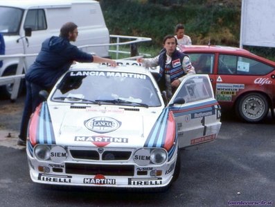 Attilio Bettega - Maurizio Perissinot
28º Tour de Corse - Rallye de France 1984. Lancia Rally 037 (TO W67783). Clasificado 7º.

Del 3 al 5 de Mayo, Ajaccio, Córcega, Francia.
Superficie: asfalto.

El Rally tenia un total de 1618 km de los que 1130.9 km divididos en 30 tramos eran especiales.

Se inscribieron 158 equipos, tomaron la salida 155, finalizaron 57.@
Palabras clave: Attilio_Bettega;Maurizio_Perissinot;Lancia;Corcega;Grupo_B;1982;Corse