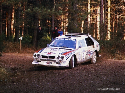 Henri Toivonen - Neil Wilson
34º Lombard RAC Rally 1985. Lancia Delta S4 (A6 37353). Clasificado 1º.

Debut con victoria en el Mundial de Rallyes del Lancia Delta S4.

Del 24 al 28 de Noviembre, Nottingham, Inglaterra.
Superficie: tierra.

El Rally tenia un total de 3507 km de los que 896.98 km divididos en 65 tramos eran especiales, (2 de ellas fueron canceladas, SS43 Kielder Forest - Ogre Hill de 12,02 Km y SS64 Nuss de 8,79 Km).

Tomaron la salida 155 equipos, finalizaron 62.@
Palabras clave: Henri_Toivonen;Lancia;Delta;S4;Grupo_B;Gran_Bretaña;1985