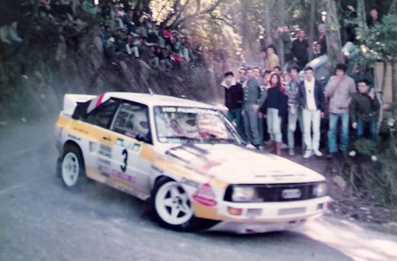 Stig Blomqvist - Bjorn Cederberg
19º Rallye de Portugal - Vinho do Porto 1985. Audi Sport Quattro S1 (IN-NE 11). Clasificado 4º.

Del 6 al 9 de Marzo, Estoril, Cascais, Lisboa, Portugal.
Superficie: asfalto - tierra.

El Rally tení­a un total de 2455 km de los que 730.50 km divididos en 47 tramos eran especiales.

Tomaron la salida 94 equipos, finalizaron 28.@
Palabras clave: Stig_Blomqvist;Audi;Quattro;Portugal;grupo_B;1985