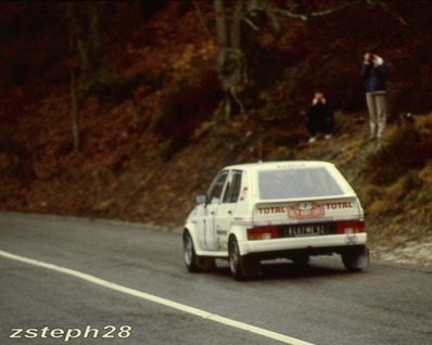 Jean-Claude Andruet - Annick Peuvergne
53º Rallye Automobile de Monte-Carlo 1985. Citröen Visa 1000 Pistes (8407 ME 92). Clasificado 8º.

Del 26 de Enero al 1 de Febrero, Monte-Carlo.
Superficie: asfalto -nieve.

El Rally tenía un total de 3999.00 km de los que 851.10 km divididos en 34 tramos eran especiales (1 de ellos fue cancelado SS17 ).

Tomaron la salida 117 equipos, finalizaron 68.@
Palabras clave: ;Citroen;Visa;Montecarlo;1985