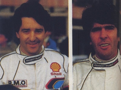 Bruno Saby - Jean-François Fauchille
Pilotos Equipo Peugeot Talbot Sport para el 53º Rally Monte-Carlo 1985. Pilotando Peugeot 205 Turbo 16. Clasificados 5º.
Palabras clave: ;1985;Personajes