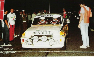 Carlos Sainz Cenamor - Antonio Boto
Rally Corte El Ingles 1985 (Islas Canarias). Renault 5 Turbo Tour de Corse. Clasificado 1º. 

SUBCAMPEÓN de España de Pilotos de Rallyes (Renault 5 Tour de Corse Gr.B.).

Piloto Oficial de Renault España.
Palabras clave: ;Renault;Turbo;Corte_Ingles;Canarias;1985