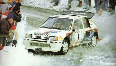Timo Salonen - Seppo Harjanne
54º Rallye Automobile de Monte-Carlo 1986. Peugeot 205 Turbo 16 (24 FGV 75). Clasificado 2º.

Del 18 al 24 de Enero, Monte-Carlo.
Superficie: asfalto - nieve.

El Rally tenía un total de 3984.00 km de los que 881.20 km divididos en 36 tramos eran especiales.

Tomaron la salida 156 equipos, finalizaron 65.@
Palabras clave: Timo_Salonen;Seppo_Harjanne;Peugeot;Turbo;Montecarlo;Grupo_B;nieve;1986
