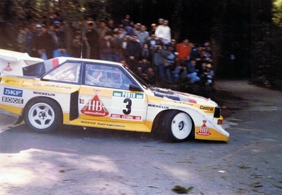 Walter Röhrl - Christian Geistdörfer
20º Rallye de Portugal - Vinho do Porto 1986. Audi Quattro Sport S1 E2 (IN-NR 43).

Todos los equipos 