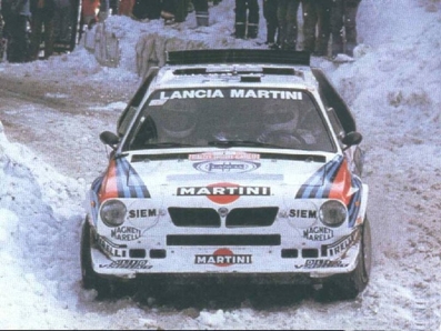 Massimo (Miki) Biasion - Tiziano Siviero
54º Rallye Automobile de Monte-Carlo 1986. Lancia Delta S4 (A6 37615). Abandonó por accidente de tráfico durante un enlace de tramo, quedando 68º.

Del 18 al 24 de Enero, Monte-Carlo.
Superficie: asfalto - nieve.

El Rally tenía un total de 3984.00 km, de los que 881.20 km divididos en 36 tramos eran especiales.

Tomaron la salida 156 equipos, finalizaron 65.@
Palabras clave: Miki_Biasion;Tiziano_Siviero;Lancia;Montecarlo;Grupo_B;Delta;Nieve;1986