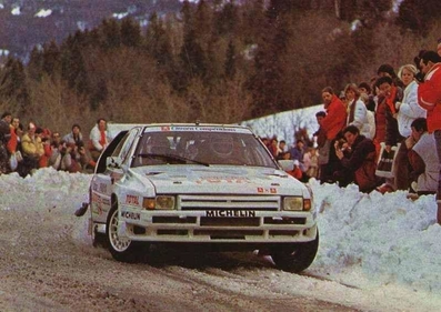 Jean-Claude Andruet -  Annick Peuvergne
54º Rallye Automobile de Monte-Carlo 1986. Citröen BX 4TC (9817 NR 92). Abandonó por accidente en SS7 Saint-Sauveur-en-Rue - Saint-Régis de 16.50 km.

Del 18 al 24 de Enero, Monte-Carlo.
Superficie: asfalto - nieve.

El Rally tenía un total de 3984.00 km de los que 881.20 km divididos en 36 tramos eran especiales.

Tomaron la salida 156 equipos, finalizaron 65.@
Palabras clave: ;Citroen;BX4TC;Grupo_B;Montecarlo;nieve;1986