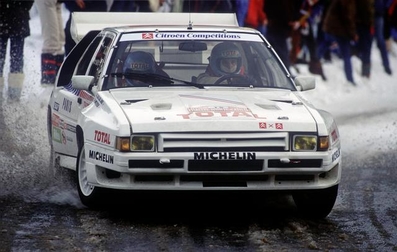 Jean-Claude Andruet -  Annick Peuvergne
54º Rallye Automobile de Monte-Carlo 1986. Citröen BX 4TC (9817 NR 92). Abandonó por accidente en SS7 Saint-Sauveur-en-Rue - Saint-Régis de 16.50 km.

Del 18 al 24 de Enero, Monte-Carlo.
Superficie: asfalto - nieve.

El Rally tenía un total de 3984.00 km de los que 881.20 km divididos en 36 tramos eran especiales.

Tomaron la salida 156 equipos, finalizaron 65.@
Palabras clave: ;Citroen;BX4TC;Grupo_B;Montecarlo;nieve;1986