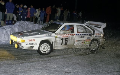 Jean-Claude Andruet -  Annick Peuvergne
54º Rallye Automobile de Monte-Carlo 1986. Citröen BX 4TC (9817 NR 92). Abandonó por accidente en SS7 Saint-Sauveur-en-Rue - Saint-Régis de 16.50 km.

Del 18 al 24 de Enero, Monte-Carlo.
Superficie: asfalto - nieve.

El Rally tenía un total de 3984.00 km de los que 881.20 km divididos en 36 tramos eran especiales.

Tomaron la salida 156 equipos, finalizaron 65.@
Palabras clave: ;Citroen;BX4TC;Grupo_B;Montecarlo;nieve;1986