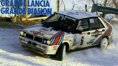 Massimo (Miki) Biasion - Tiziano Siviero
55º Rallye Automobile de Monte-Carlo 1987. Lancia Delta HF 4WD (TO 66488F). Clasificado 1º.

Del 17 al 22 de Enero, Monte-Carlo.
Superficie: asfalto - nieve.

El Rally tenia un total de 3162.00 km de los que 593.45 km divididos en 26 tramos eran especiales, (1 de ellos fue cancelado SS3 Les Egats - St. Luce de 13.50 Km).

Se inscribieron 163 equipos, tomaron la salida 160, finalizaron 93.@
Palabras clave: Miki_Biasion;Tiziano_Siviero;Lancia;Delta;4WD;Montecarlo;1987;nieve