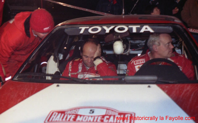Björn Waldegard - Fred Gallagher
57º Rallye Automobile de Monte-Carlo 1989. Toyota Celica GT-Four 