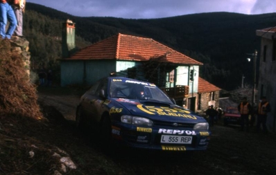 Carlos Sainz Cenamor - Luís Rodríguez Moya
29º Rallye de Portugal 1995. Subaru Impreza 555. Clasificado 1º.
Palabras clave: ;Luis_Moya;Subaru;Impreza;Portugal;1995