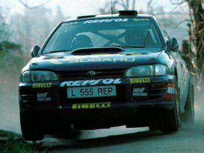 Carlos Sainz Cenamor - Luís Rodríguez Moya
29º Rallye de Portugal 1995. Subaru Impreza 555. Clasificado 1º.
Palabras clave: ;Luis_Moya;Subaru;Impreza;Portugal;1995